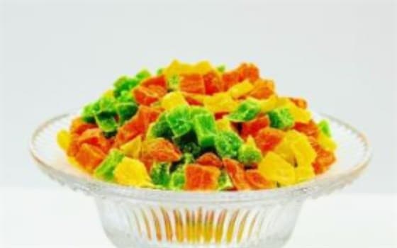 حب میوه شیرین نشده آناناس تایلندی 500 گرمی گرید A